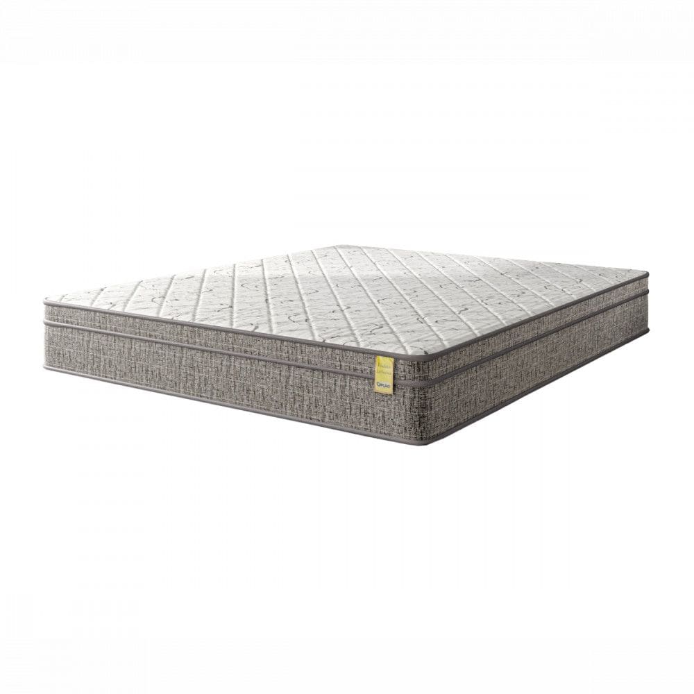 Colchão Queen De Espuma D-45 Dreemy Mega 158x198x25cm Cinza Com Branco ApoloSpuma