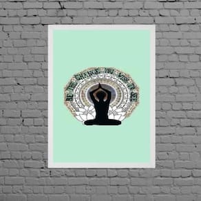 Quadro Be The Change You Wish To See 33X24Cm - Com Vidro