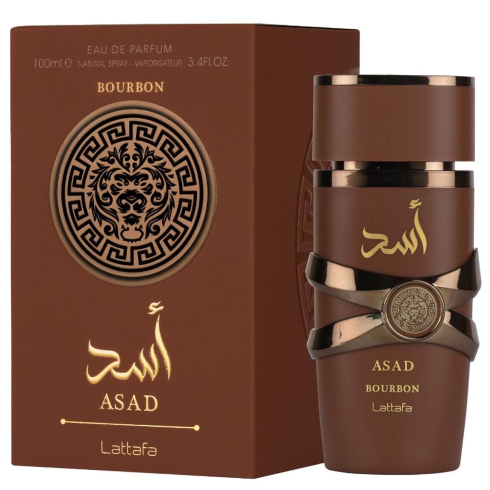 Lattafa Asad Bourbon Edp 100ml Perfume Masculino Arabe