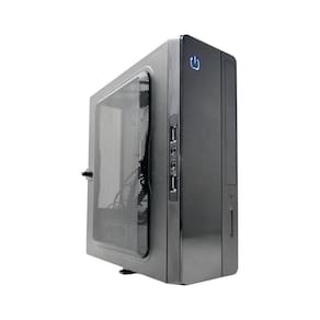 Gabinete K-Mex, Gi-10S1, Ultra Mini Itx, Preto, 130W, 1 Baia