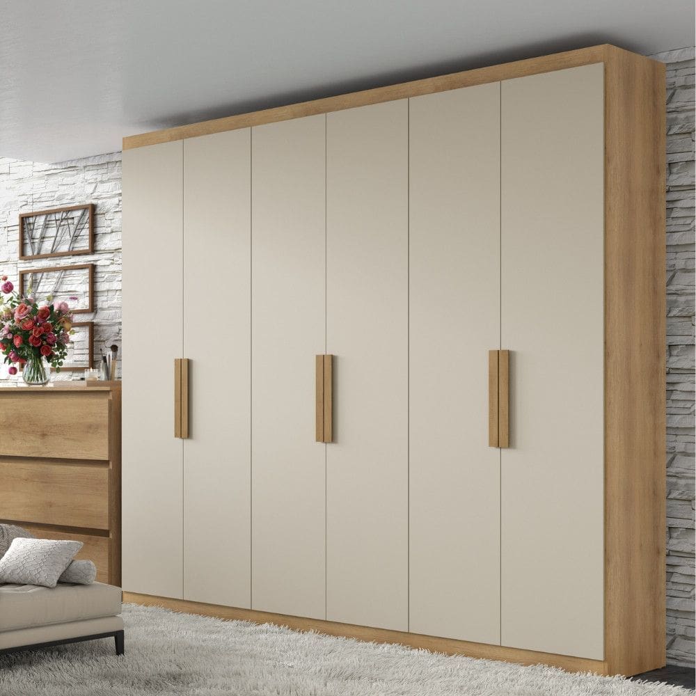 Guarda Roupa Casal 6 Portas Milan THB