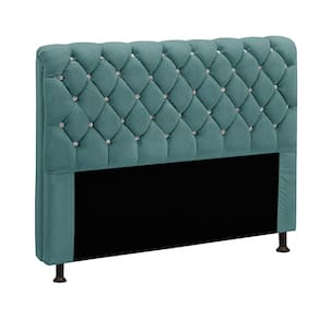 Cabeceira Para Cama Casal Box 140 Cm Fernanda Veludo Ciano