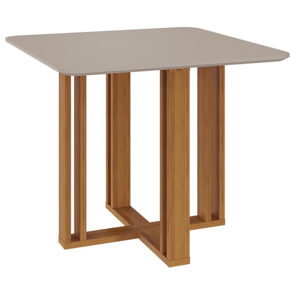 Mesa de Jantar Quadrada Flora 95x95 com Tampo em MDF - Cimol Móveis