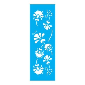 Stencil Tamako Floral - 10X30Cm - Ref 666