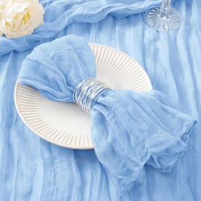 Guardanapos de pano DeZerlor Baby Blue, pacote com 30, 53x53cm
