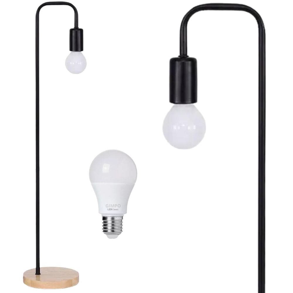 Luminária Piso Coluna 163Cm Pedestal Chão Metal