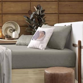 Lençol De Pelinho Com Elástico Plush Inove King 193x203x38cm - Taupe
