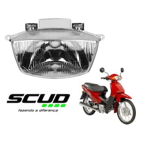 Bloco Optico Do Farol Scud Biz 100 C100 De 1998 Ate 2005