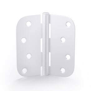Dobradiças de porta goldenwarm, 10 cm, ferro branco, pacote com 6 parafusos