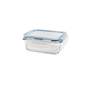 Pote De Vidro Hermético Retangular 640 Ml - Ad