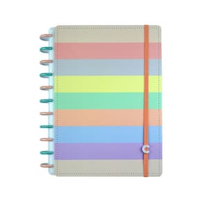 Caderno Inteligente Arco Iris Pastel