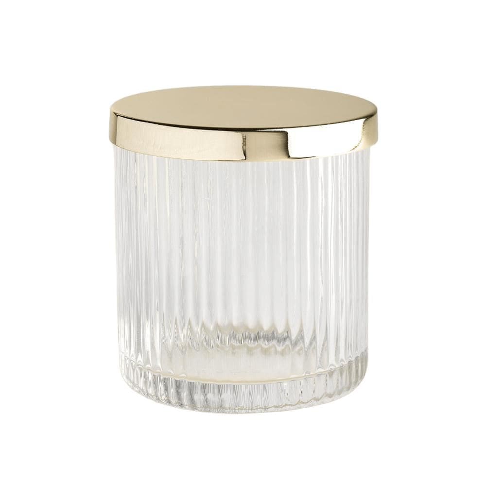 Porta Algodão Glass Dourado - A\\CASA