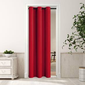Cortinas MYSKY HOME Blackout Red 86x203cm para porta