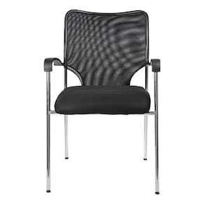 Cadeira Escritorio Poltrona Tela Mesh 80x58x48cm - Preto
