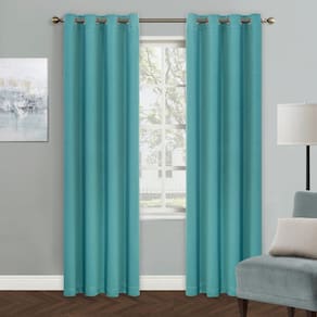 Cortinas Blackout MYSKY HOME Teal, 203 cm de comprimento, sala de estar