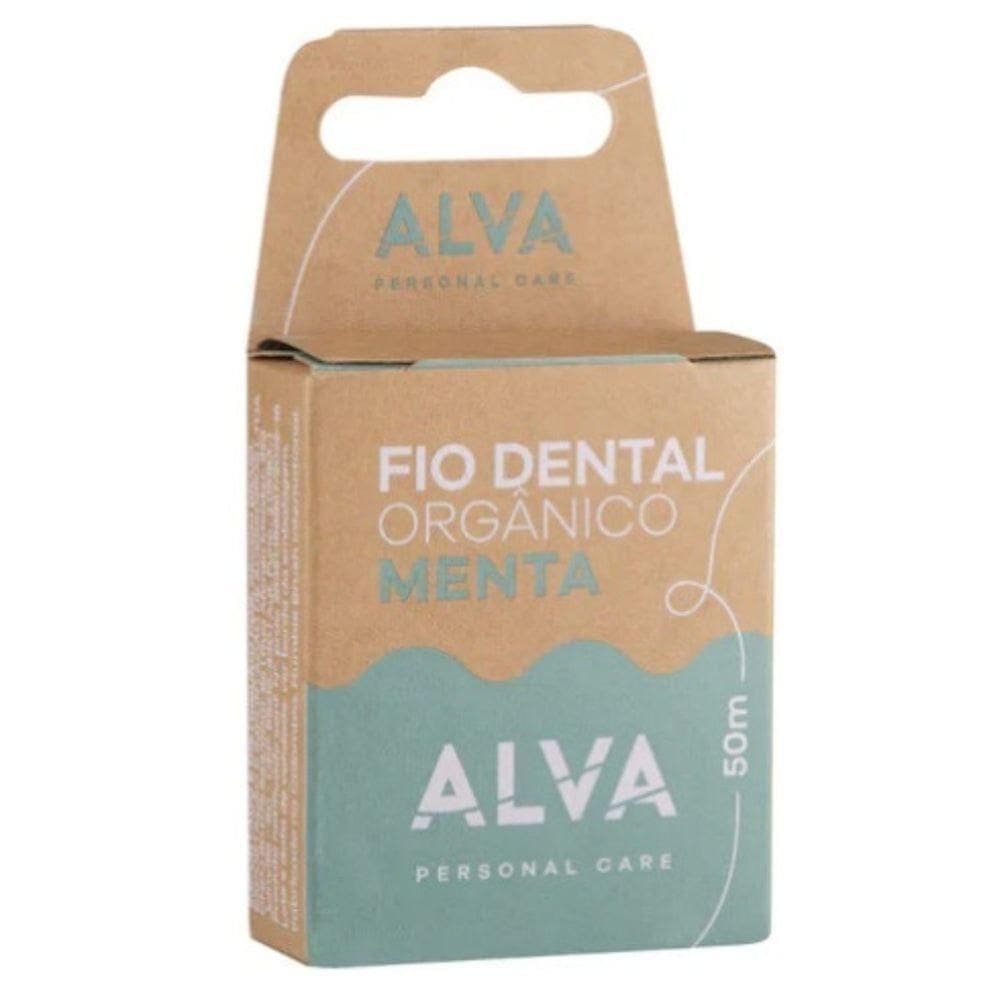 Fio Dental Ecológico Menta Alva 50m - Alva Personal Care
