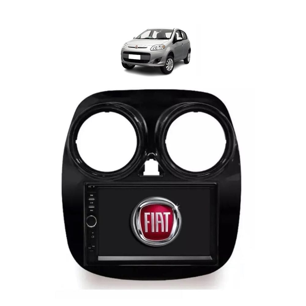 Kit Multimídia Palio Attractive 2012 / 2017 7 Pol CarPlay AndroidAuto - 7810HCPAA FirstOption
