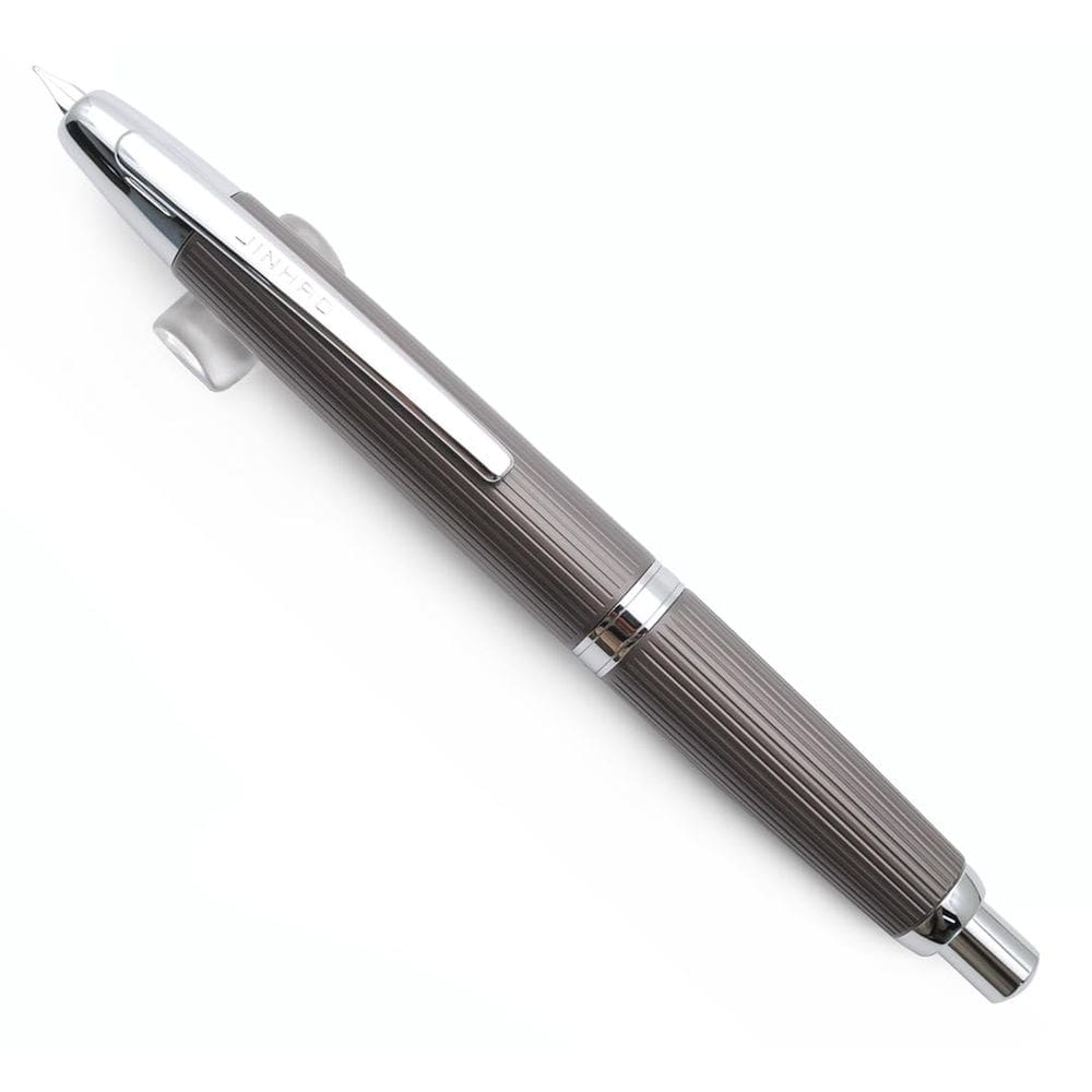 Caneta-tinteiro JINHAO 10 Press Retrátil Metal F Nib 0,5 mm