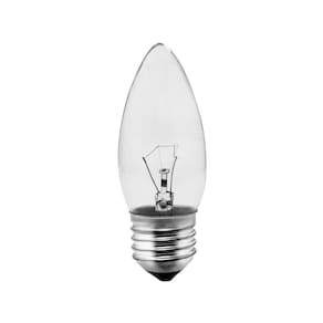 Lâmpada Incandescente Taschibra Vela Clara 25W E14 110V