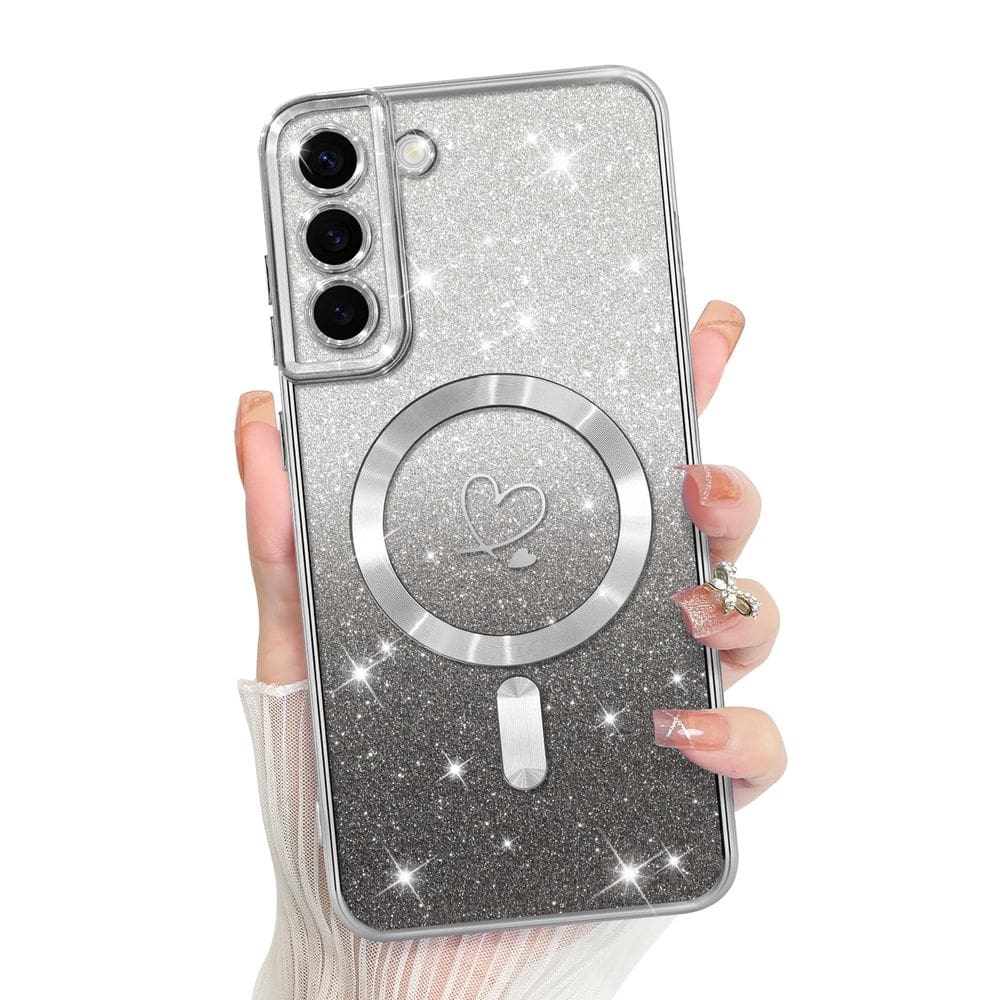Capa de celular Bonoma compatível com Samsung Galaxy S21 -Silver