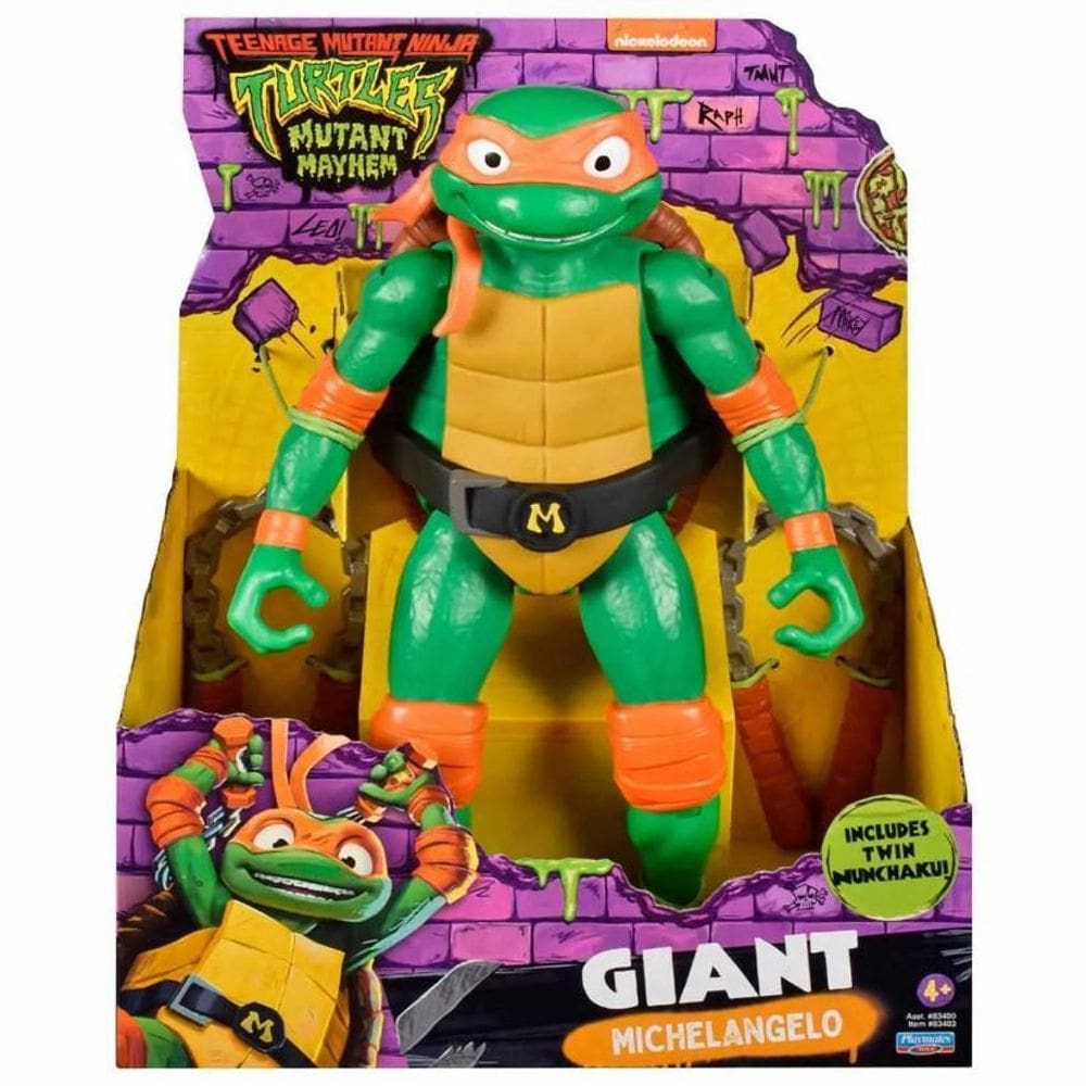 As Tartarugas Ninja Boneco Michelangelo De 30Cm Sunny 3672