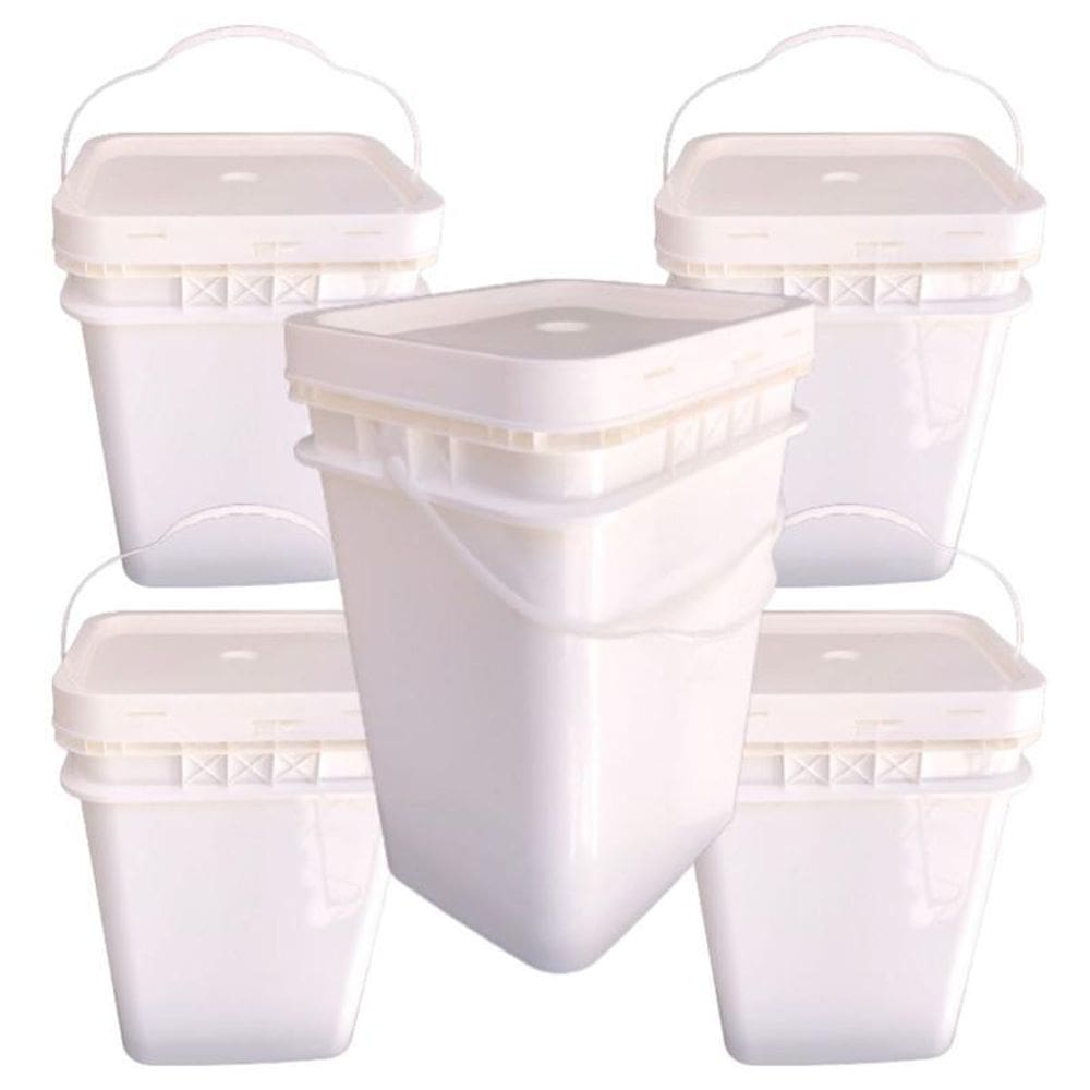 Balde Plast 20L Retang P Carregamento 5 Pçs