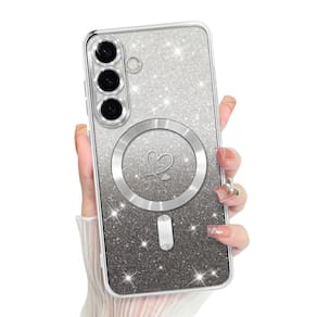 Capa de celular Bonoma compatível com Samsung Galaxy S25 Silver
