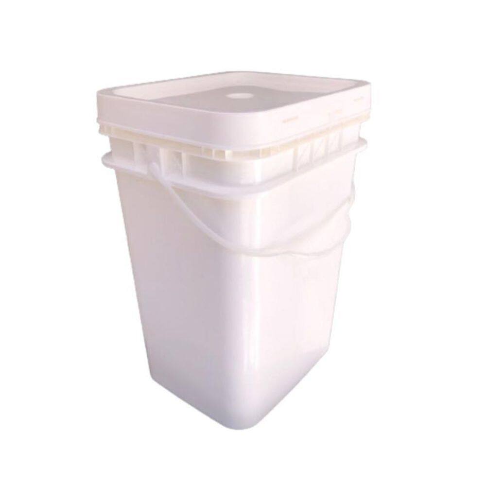 Balde 20L Retangular - Kit 04 Pçs P Rede Hoteleria