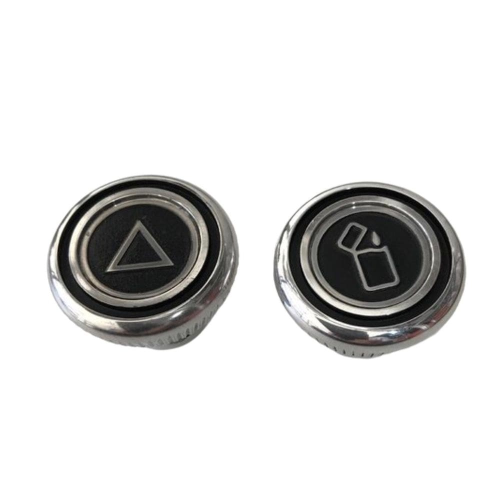 Par Botão Billet Alerta Cinzeiro Ford