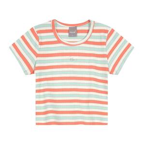 Blusa Cropped Em Ribana Joy Listrada Infantil Mundi