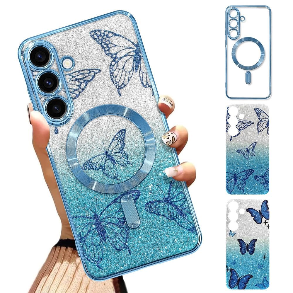 Capa de celular Illians Fit Samsung Galaxy S25 6.2" azul feminina