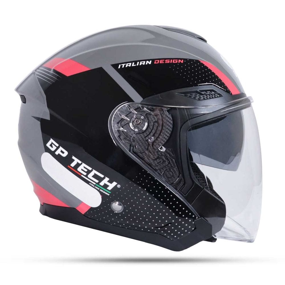 Capacete Gp Tech Runner Aberto Rosa