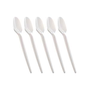 Colher De Sobremesa Biodegradável 50U Kit 5