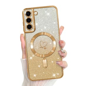 Capa de telefone Bonoma compatível com Samsung Galaxy S21 -Gold