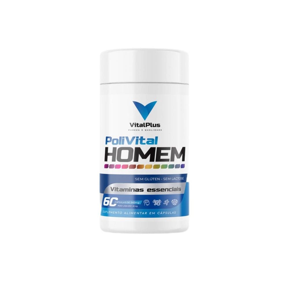 Vitalplus Premium Polivitamínicos HOMEM com Arginína - 60 Cápsulas