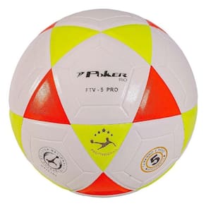 Bola Poker Futvoley Vulcanizada Rio Tamanho Unico Cor Orange