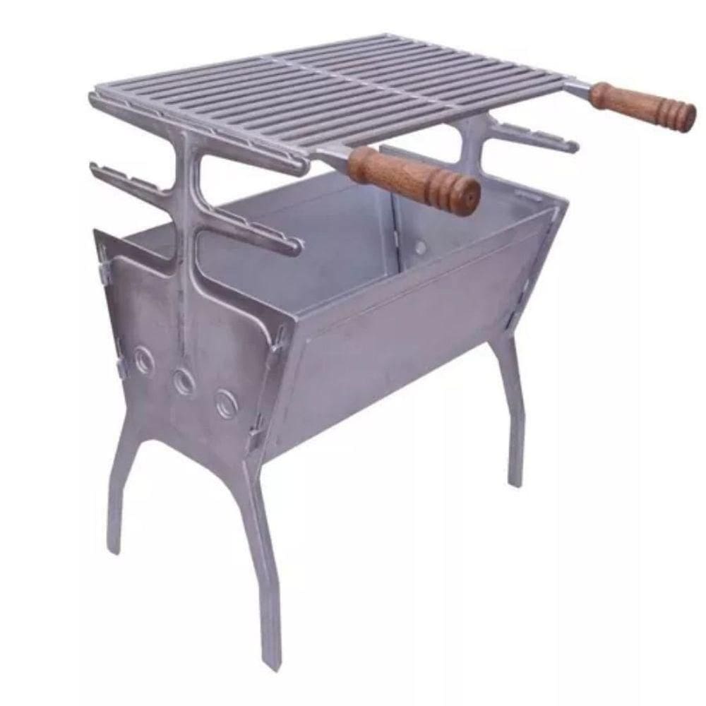 Churrasqueria Desmontável Em Alumínio Mundial Grande