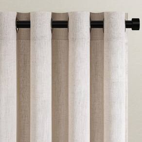 Conjunto de cortinas Topfinel Extra Long 274 cm e 2 painéis semi transparentes