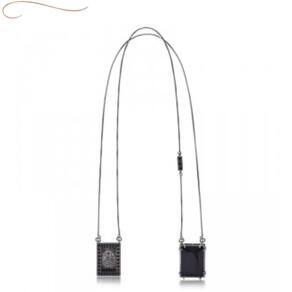 Escapulário Masculino Sagrado Unisex Banhado Com Pedra