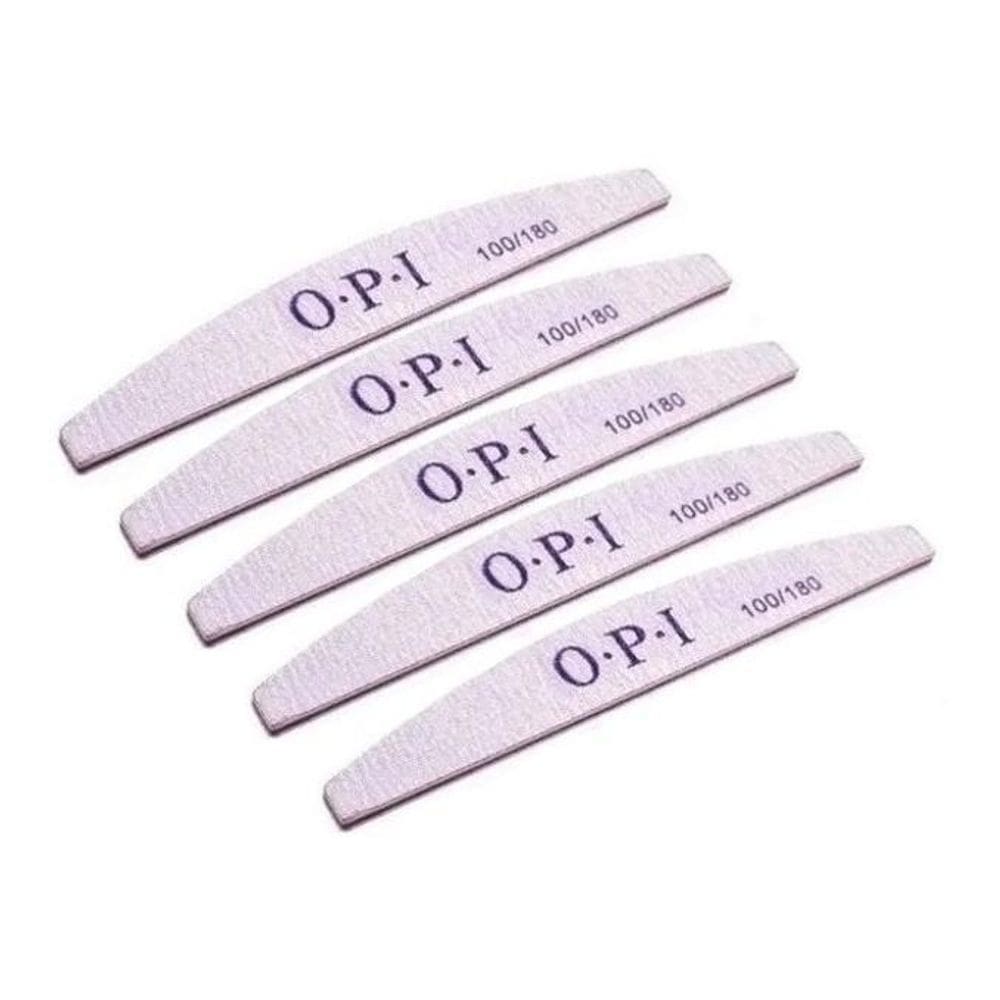 20 Lixas Bumerangue Meia Lua Op Fan 100/180 - Lavavel Unhas