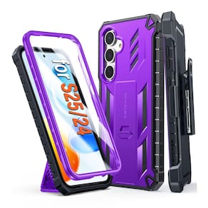Capa de telefone FNTCASE para Samsung Galaxy S25/S24 6.2" - roxa