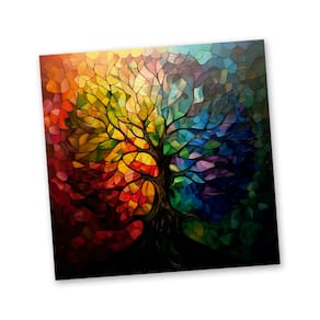 Toalha Leitura de Tarô Árvore da Vida Color Mística 70cm