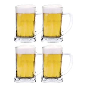 Kit 2 Caneca Chopp Cerveja Vidro Frankfurt 565ml Lyor Grande