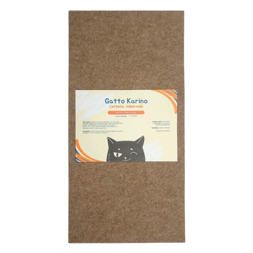 Carpete Adesivo Arranhador Gatto Karino 30 X 60 Cm