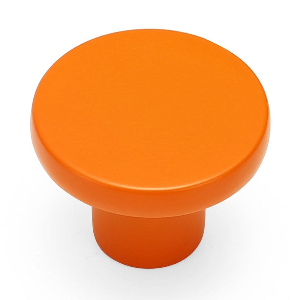 Botões de gabinete Ravinte Orange Zinc Alloy 30 mm de diâmetro (pacote com 25)