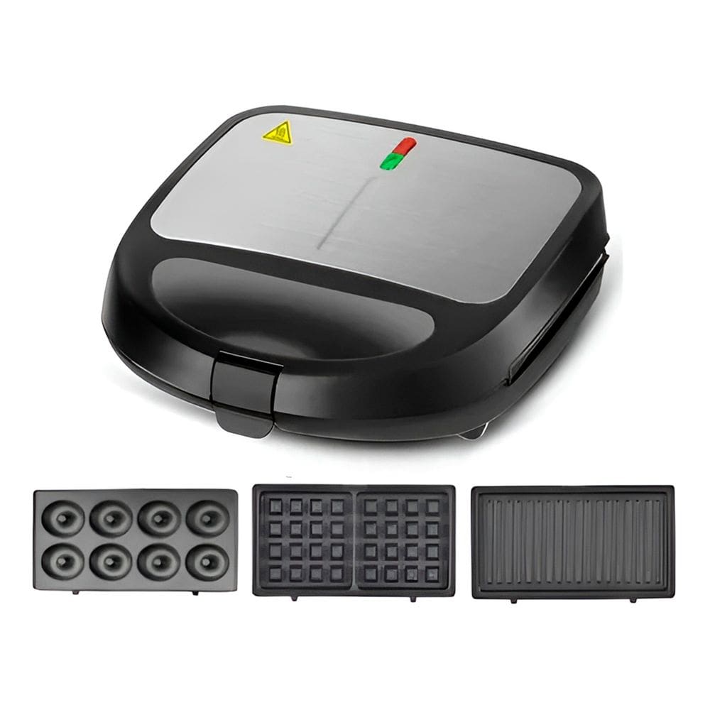 Sanduicheira Grill Multifuncional Waffle Donut Bolinho Voltagem:110V