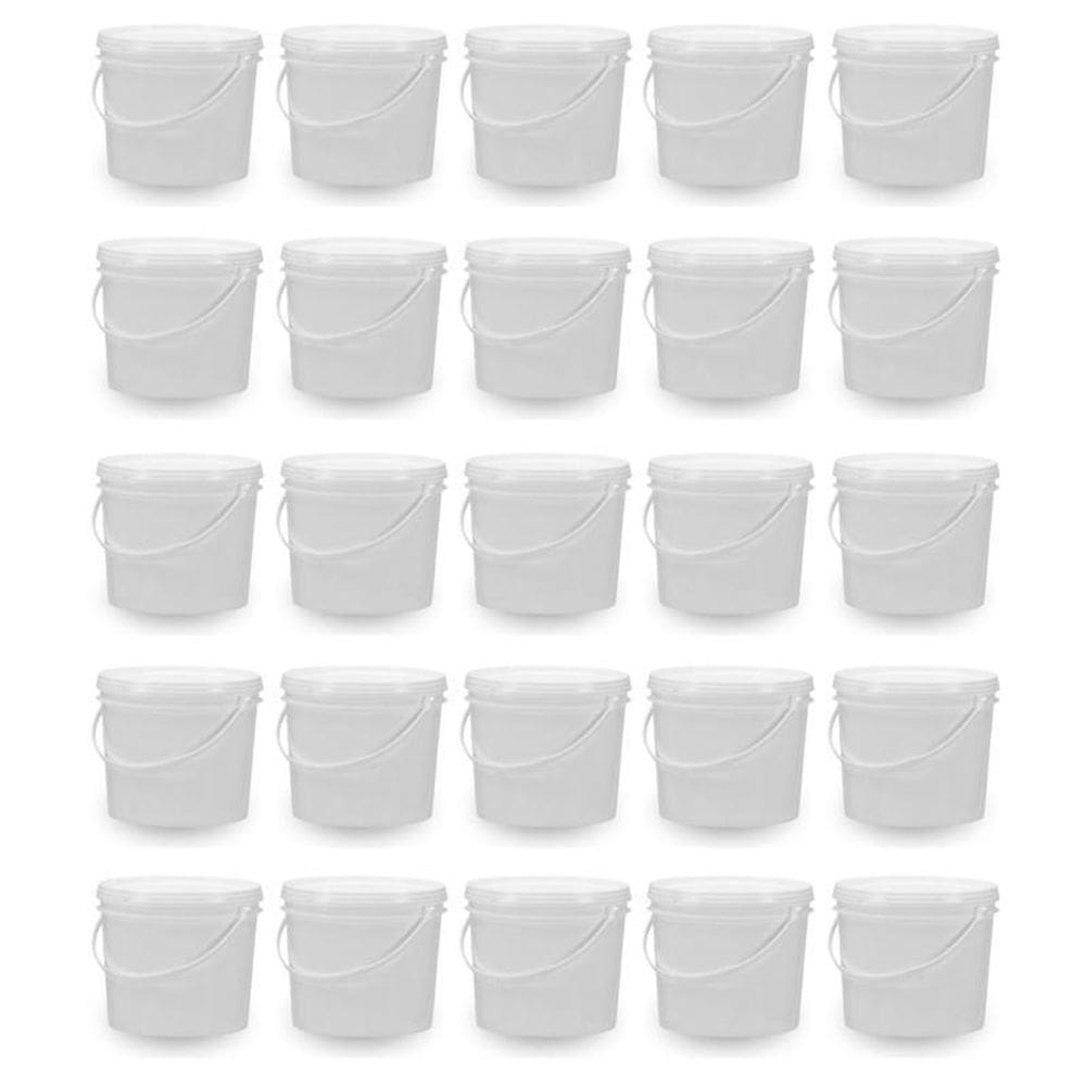 Balde Para Balas 1.8 Litros Branco 25 Pçs