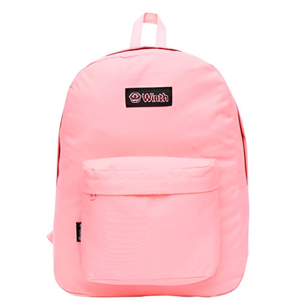 Mochila de Costas Escolar Juvenil Cores Escola Aulas Cor:Rosa