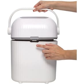 Lixeira Antiodor Branca 9L Buba