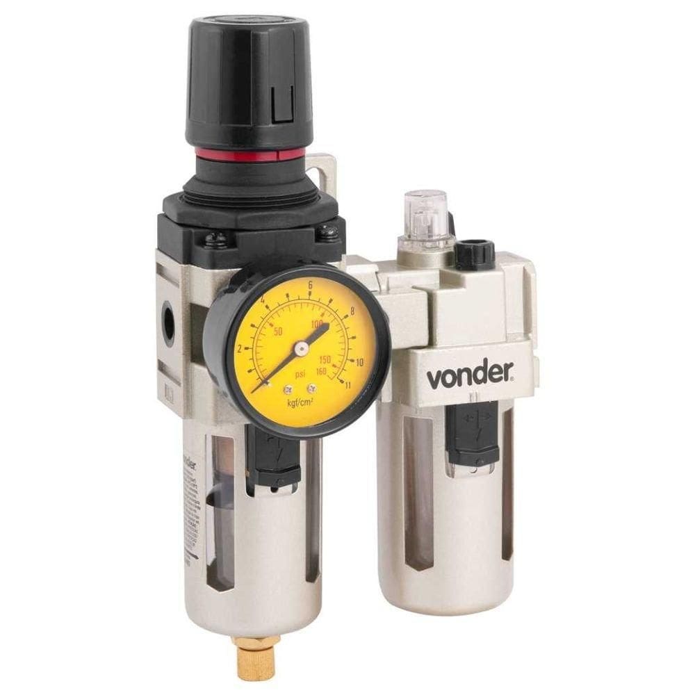 Regulador E Lubrificador 1/4 Polegadas Rl 140 - Vonder